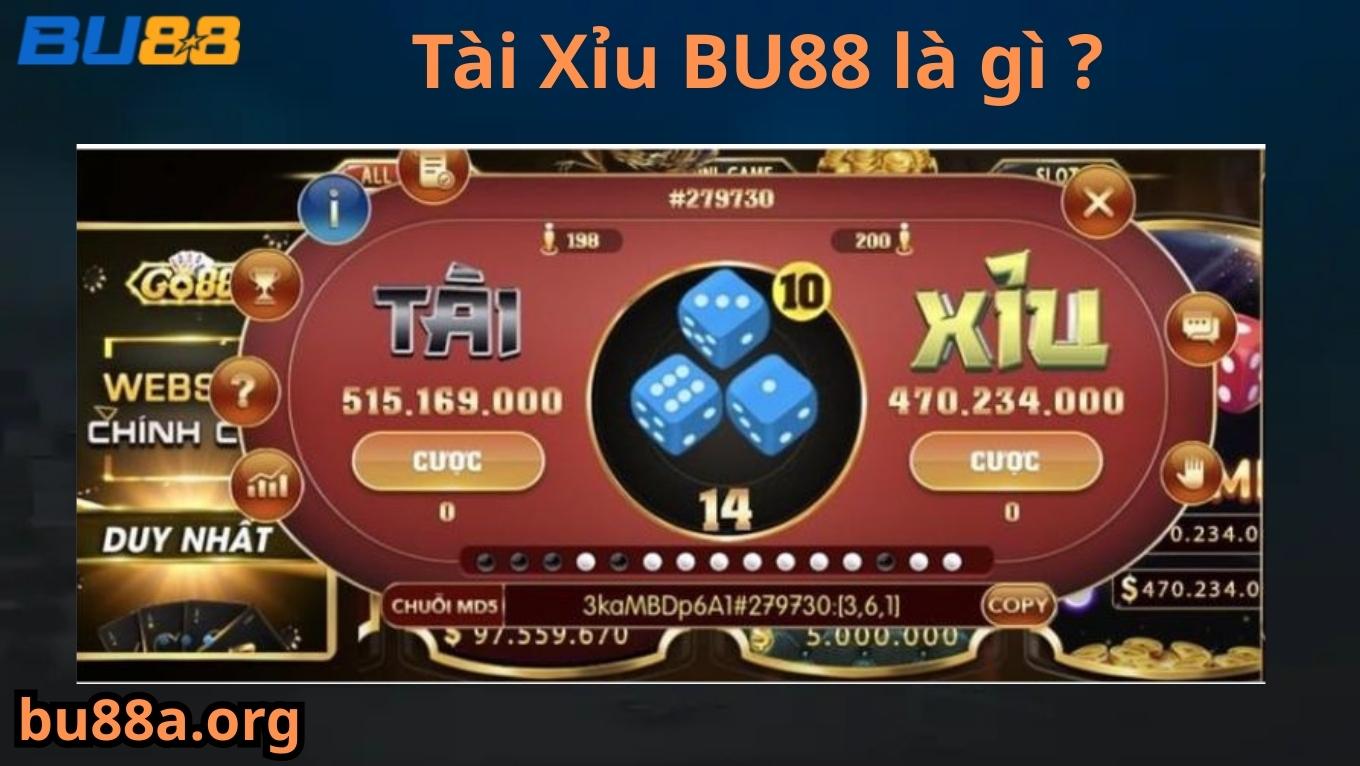 Giới thiệu trò chơi tài xỉu BU88