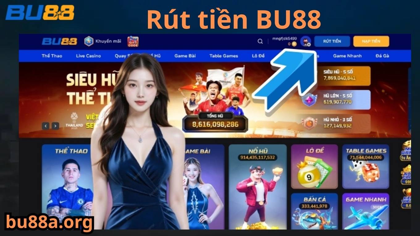 Quy trình rút tiền BU88